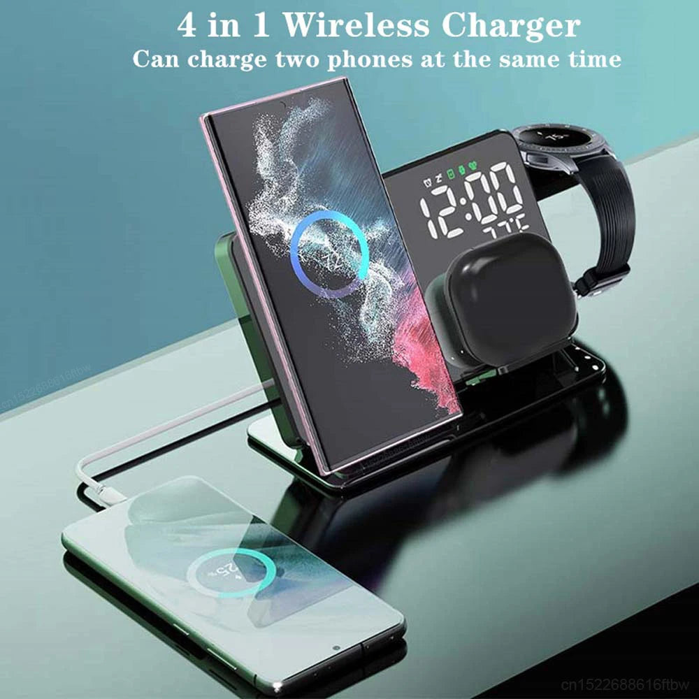 SAMSUNG 3-in-1 Induction Charger with Alarm Clock